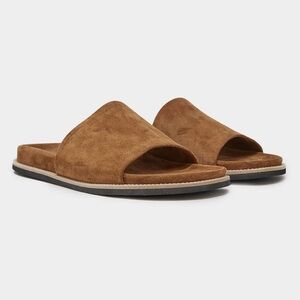 Todd Snyder Tobacco Suede Nomad Slides